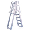 Vinyl Works SLA A-FRAME Slide Lock Pool Ladder for Above Ground Pools White