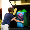 Pool Blaster Pool Pouch can fit in your car for easy transportation of all your pool, patio, and backyard accessories.