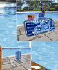 pool accessories neat and organized