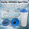 Darlly 40508U Infographic and Dimensions