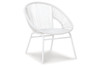 Mandarin Cape 3-Piece Outdoor Table and Chair Set - Signature Design by Ashley Patio Furniture White