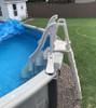 Confer plastics ccx-ag installed wit 8100x ground to step entry ladder (side view)