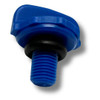 King Technology Knob With O-Ring Blue 01-22-9621 Side View
