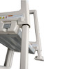 Adjustable height deisgn makes the confer plastics universal for most above ground pool to deck installs