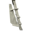 Above Ground pool Ladder with Adjustable Height and Anti-Entrapment Barrier