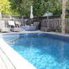 blue slate pattern vinyl liner for inground swimming pools