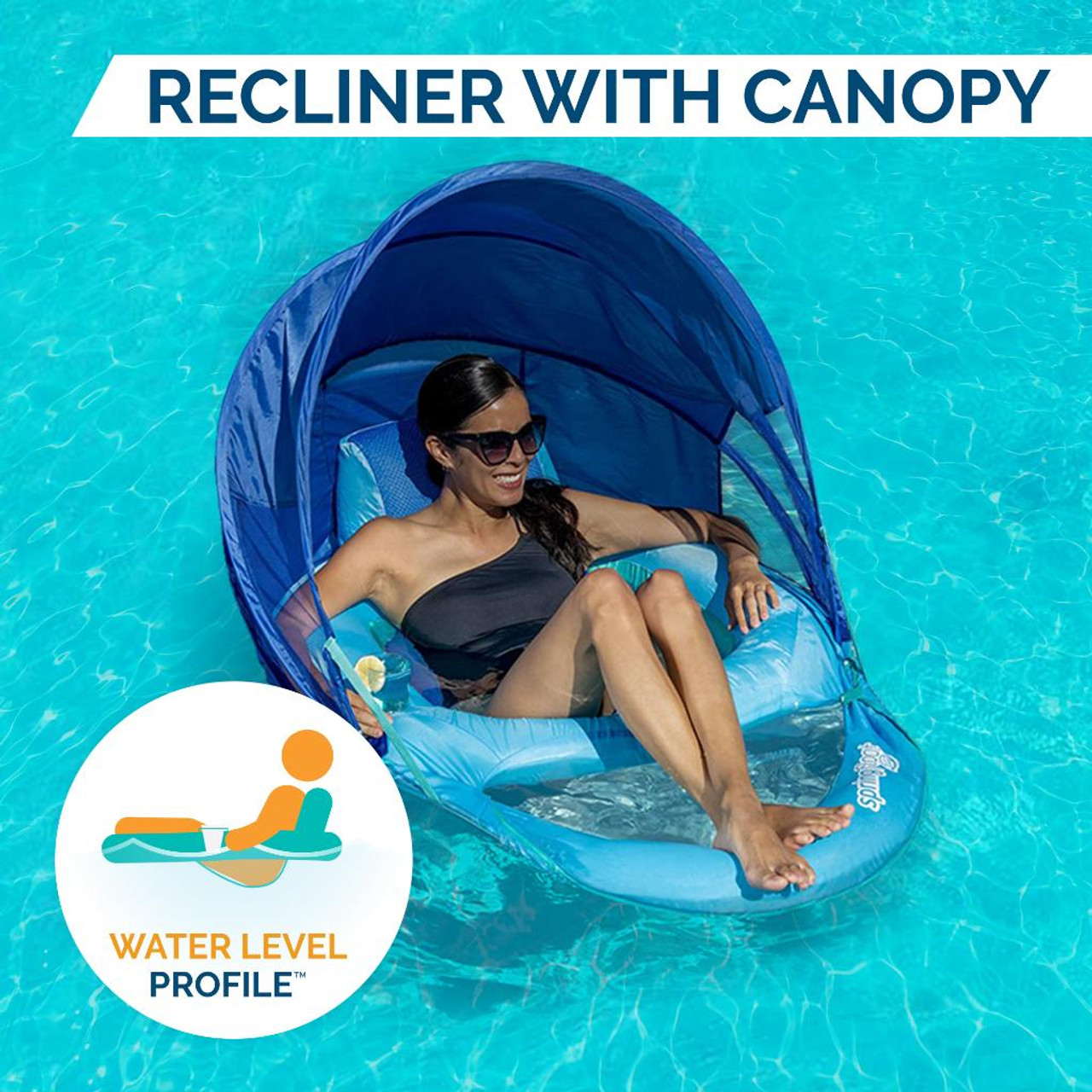 Swimways spring discount float recliner