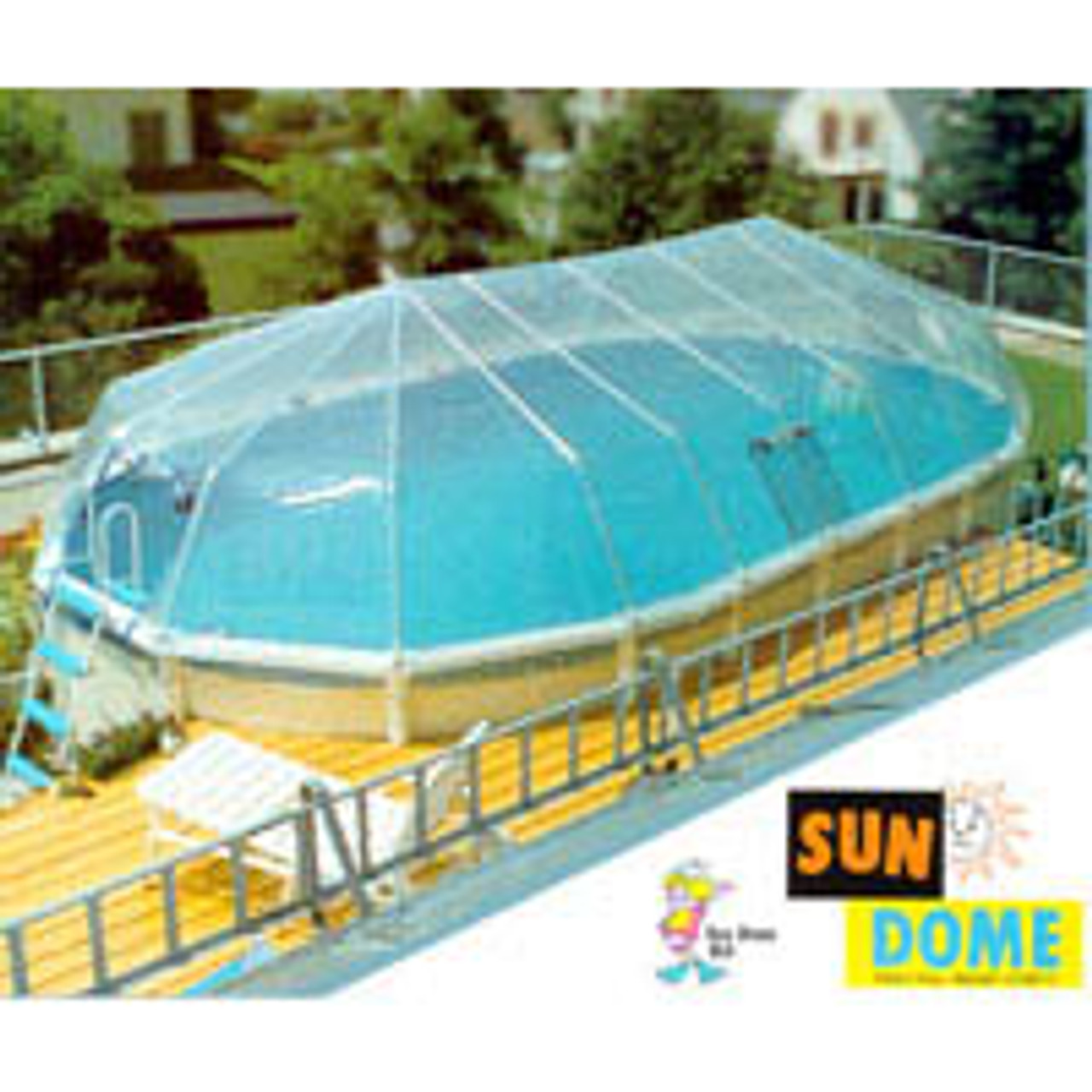 Fabrico Sun Dome for 12' x 24' Oval for Above Ground Pool National  Discount Pool Supplies, LLC