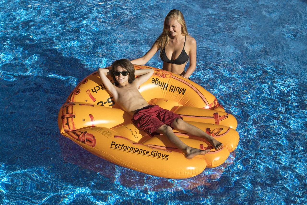 Swimline 90844 Giant 62 Inflatable Baseball Glove Swimming Pool