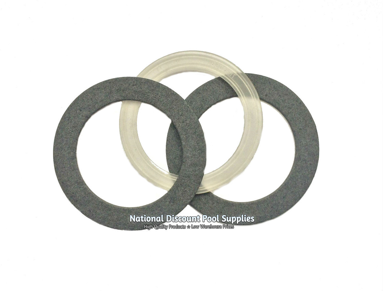 Aboveground pool skimmer water return gaskets