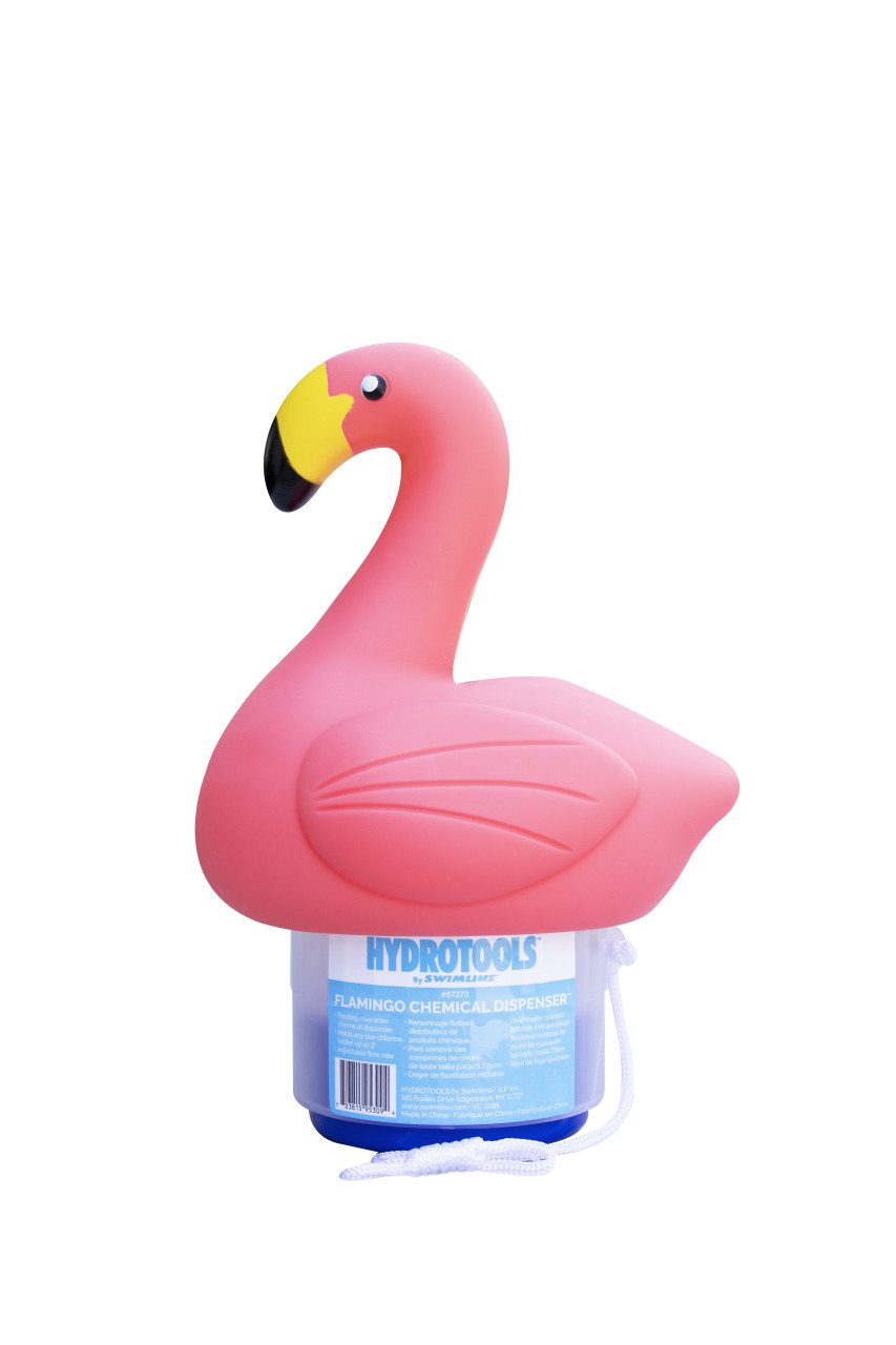 Swimline 87273 Pink Flamingo Chlorine Dispenser for Pools
