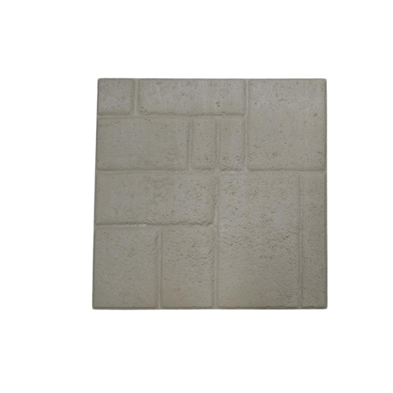 Grey Bricks tile vinyl rug