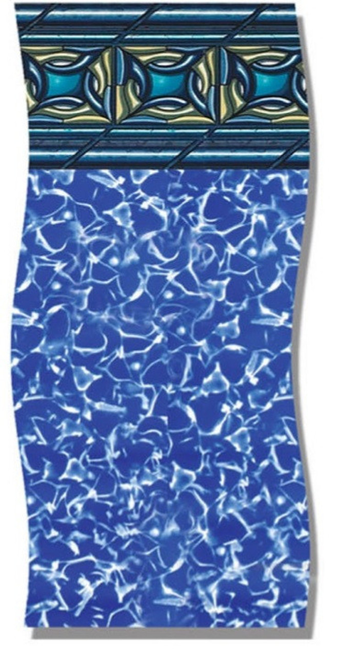 8' x 12' Oval Pacific Diamond Unibead Above Ground Pool Liner