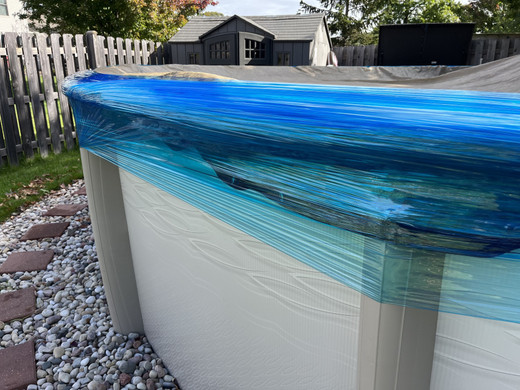 Gladon Winter Pool Cover Plastic Wrap