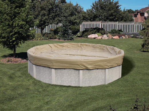 16' x 32' Oval HPI Armor Kote Winter Pool Cover