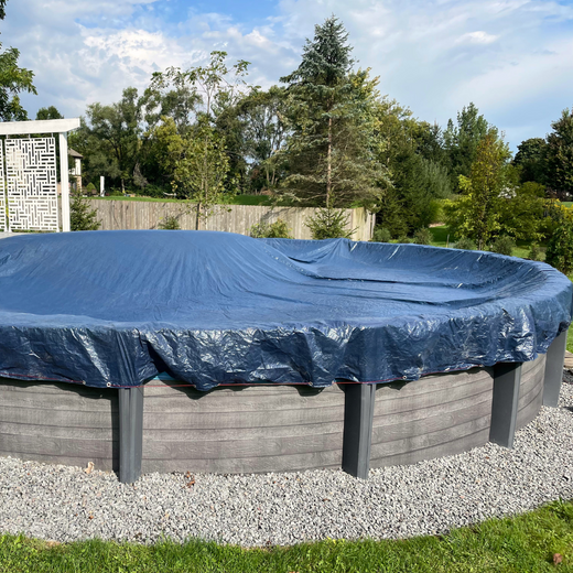 16' x 32' Oval Deluxe Winter Pool Cover