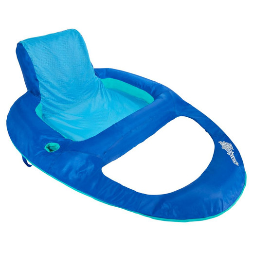 Fast Shipping on SwimWays Spring Float Recliner XL Inflatable Pool Lounger with Hyper-Flate Valve