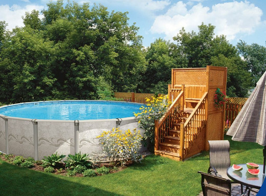 24' Round Conquest Above Ground Pool 52" Tall