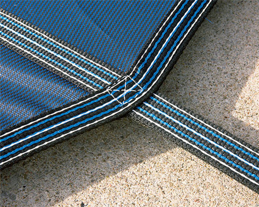 Blue 14' x 28' HPI Yard Guard Mesh 99 Safety Cover for In-Ground Pools