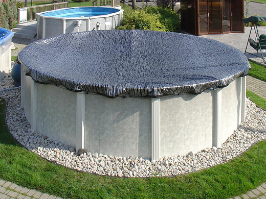 18'x38' Oval Enviro Mesh Above Ground Winter Pool Cover