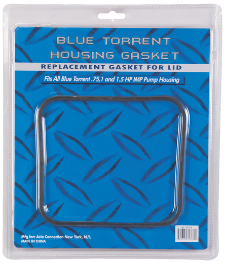 Blue Torrent Housing Gasket Replacement Gasket For Lid Fits All Blue Torrent .75, 1, 1.5 HP Typhoon/IMP Pump Housings