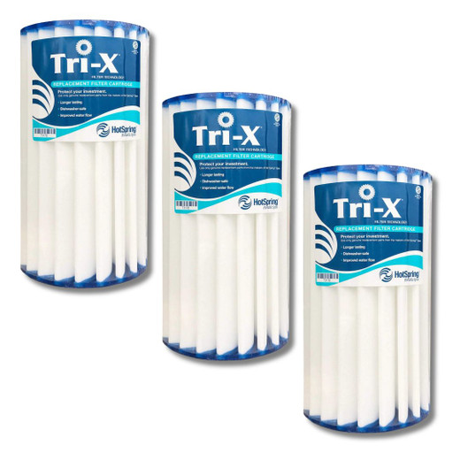 Hot Spring Spas Tri-X Filter cartridge ( Pack of 3)