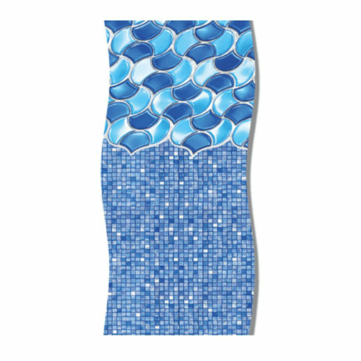 25 Gauge Rolling Cubes Pattern above ground pool liner