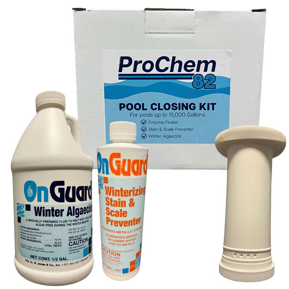 ProChem 82 Winter Closing Kit With OnGuard Pool Chemcicals for Pools Up To 15,000 Gal.