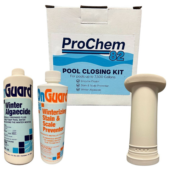 ProChem 82 Winter Closing Kit With OnGuard Pool Chemcicals for Pools Up To 7,500 Gal.