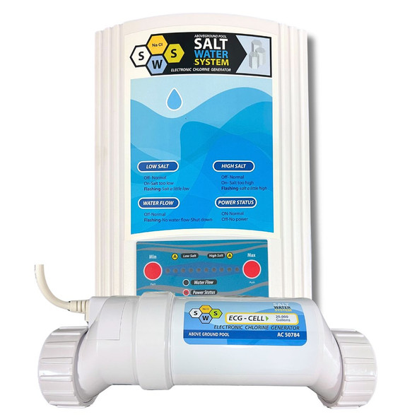 NaCL SWS Above Ground Salt Water System Electronic Chlorine Generator for Pools