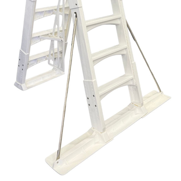 Vinyl works SLA Slide Lock A-Frame Pool Ladder with Optional Stabilizer Bar Vinyl works SLA Slide Lock A-Frame Pool Ladder with Optional Stabilizer Bar