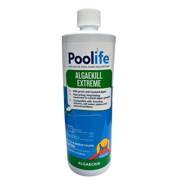 Poolife algaekill extreme copper based algaecide for swimming pools