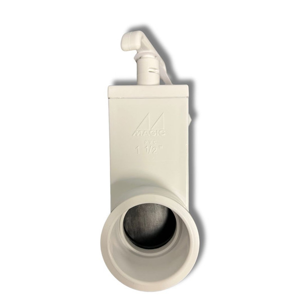 Magic Plastics 56-4169 1-1/2" slip x slip Push-Pull Shut Off PVC Valve Fully Closed