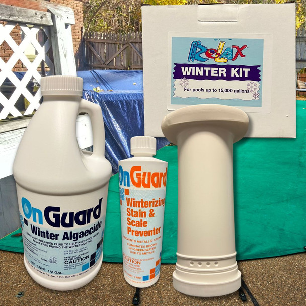 OnGuard Winterizing and Closing Kit for Above Ground and Inground Pools up to 15,000 Gallons