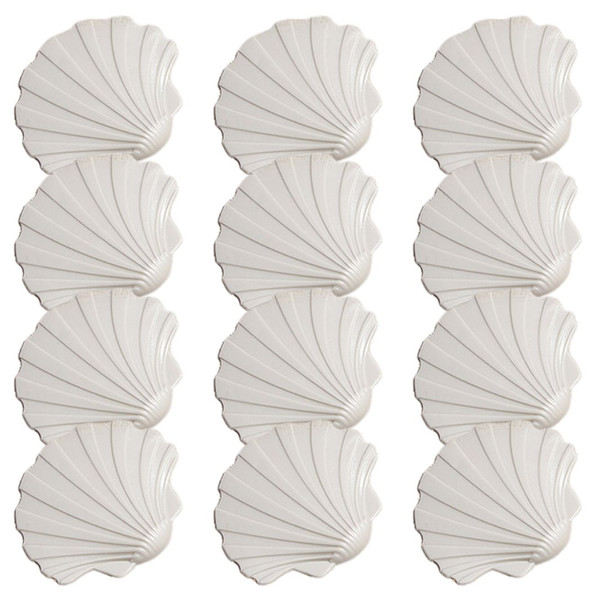 12-pack of HPI Yard guard Deck Creations Sea Shell Style Safety Cover Anchor Snap-in Covers