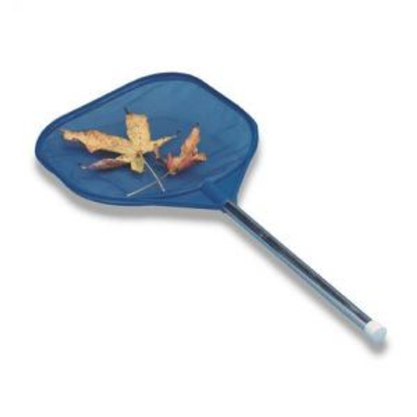 11" x 11" Swimming Pool Skimmer Net With 12 -1/2" Aluminum Handle for Scooping Leaves and Other Debris out of Swimming Pools or Spas.