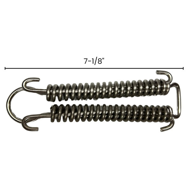 7-1/8" pool safety cover universal stainless steel double spring