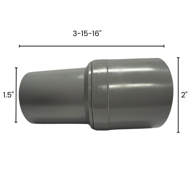 Oreq 1.5" Hose Cuff Swivel for pool vacuum hoses.
