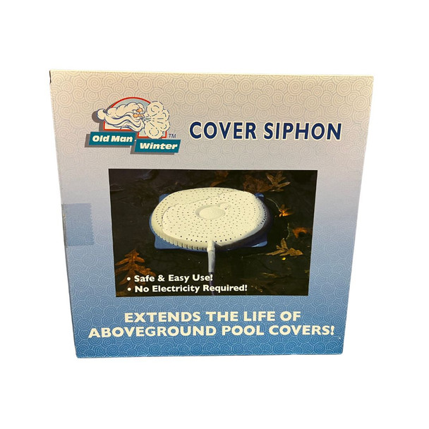 Old man winter cover siphon for above ground pool covers