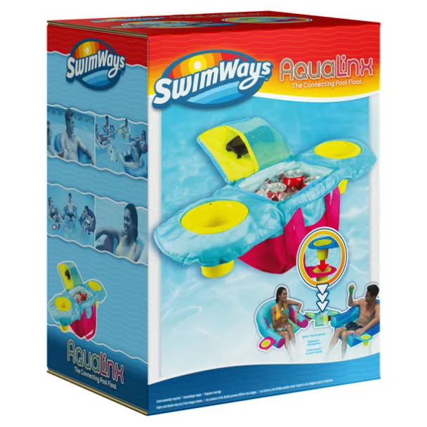 Swimways AquaLinx Floating Cooler