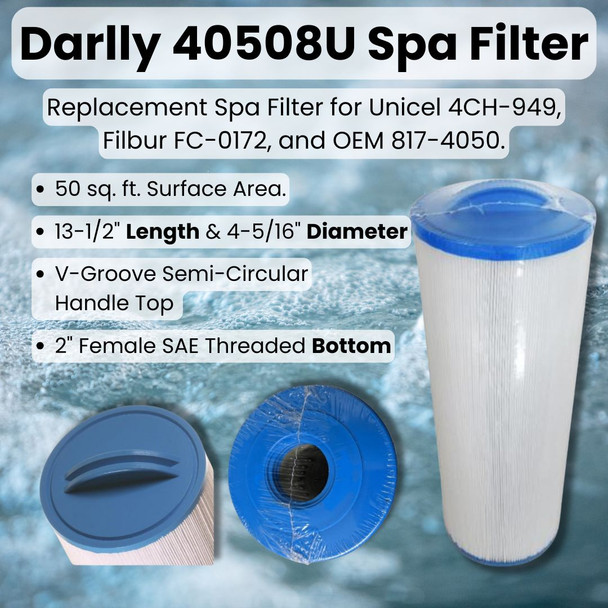 Darlly 40508U Infographic and Dimensions
