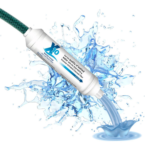 Spa Marvel X10 Pre-Fill Filter for Pools and Spas that attaches to standard garden hose.