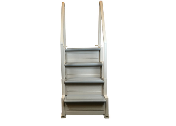 Confer Plastics Above Ground In Pool Steps - Step-1X Warm Gray