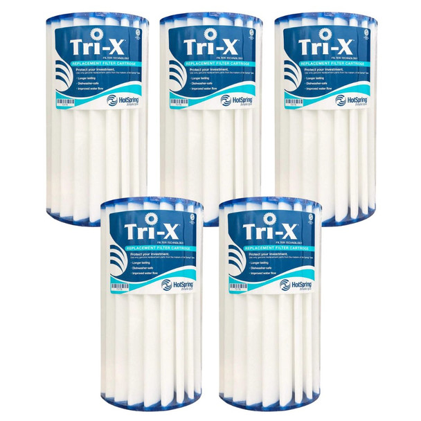 Hot Spring Spas Tri-X Filter cartridge 5-pack bulk deal