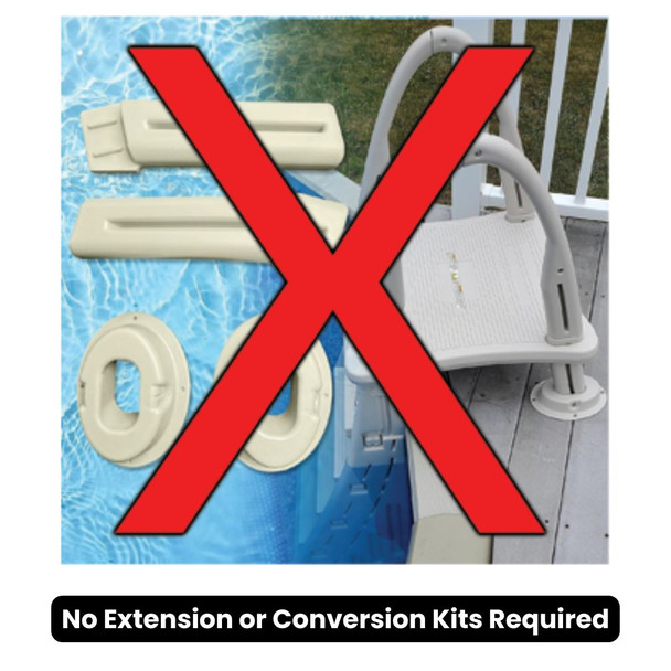 Does not Require Extension or Conversion Kits