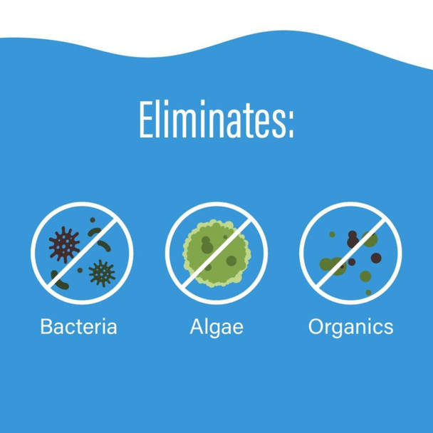 Poolife 3" Cleaning Tablets Eliminate Bacteria, Algae, and Organic Contaminants