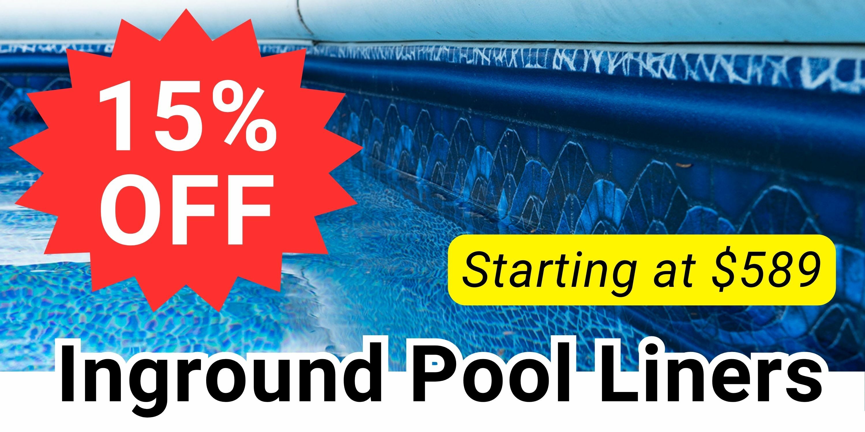 Discount In Ground Pool Liners, Virgin Vinyl In Ground Pool Liner, 