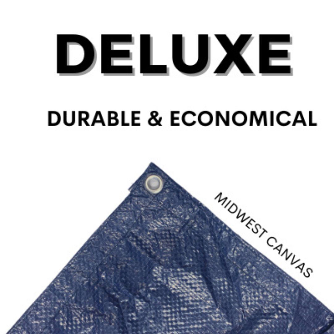 Deluxe Blue Winter Pool Cover