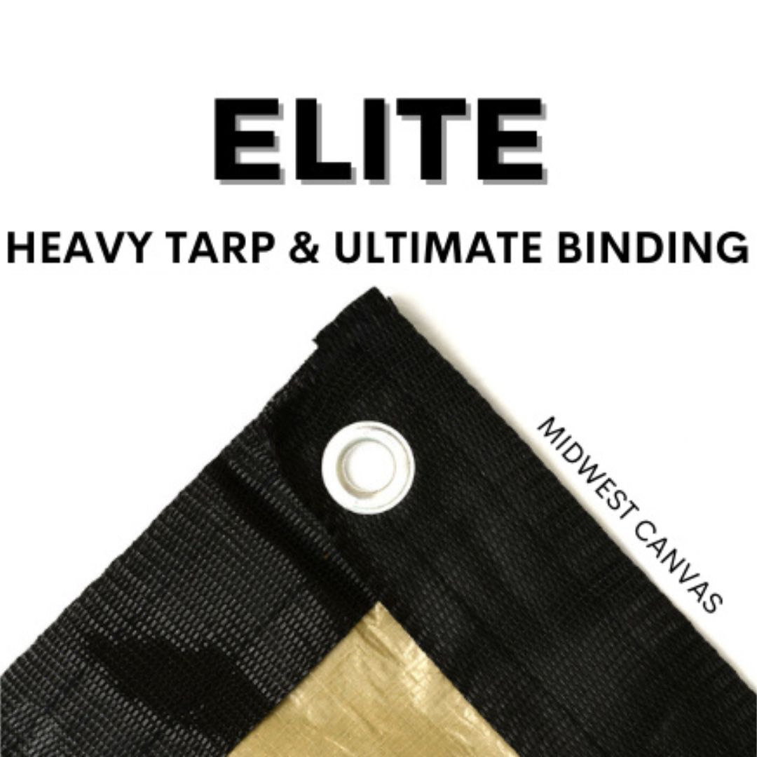 Elite Tan and Black Winter Pool Covers
