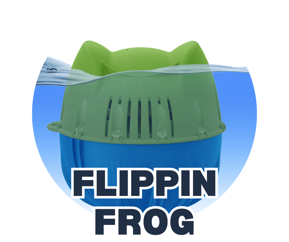 Flippin Frog by Pool Frog easily sanitizes your swimming pool